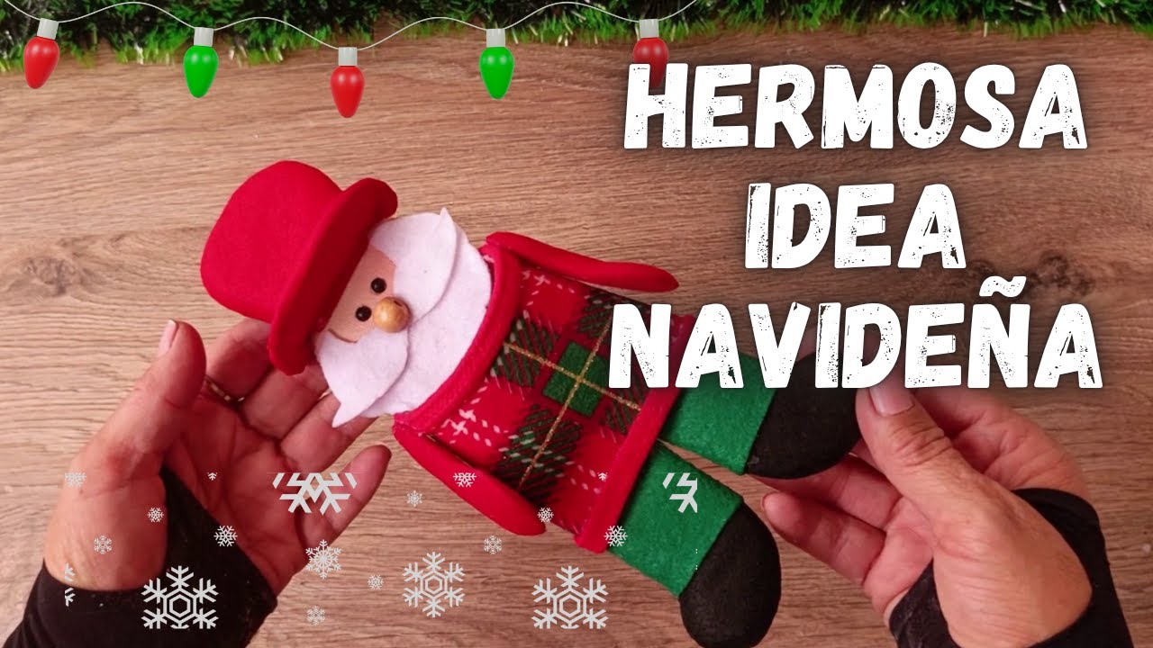 HERMOSAS IDEAS PARA VENDER O REGALAR EN NAVIDAD/MANUALIDADES CON RECICLAJE/DIY CHRISTMAS/ARTESANATO.
