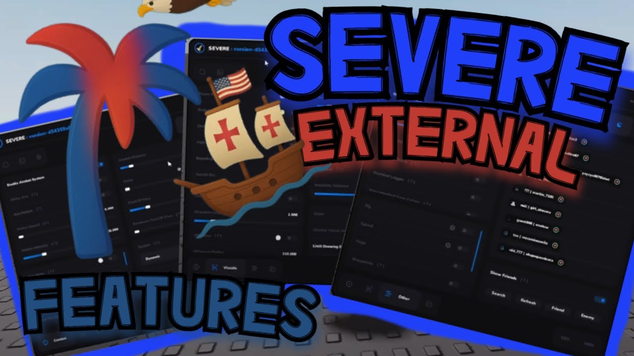 EVERY SEVERE FEATURE! (BEST ROBLOX EXTERNAL)