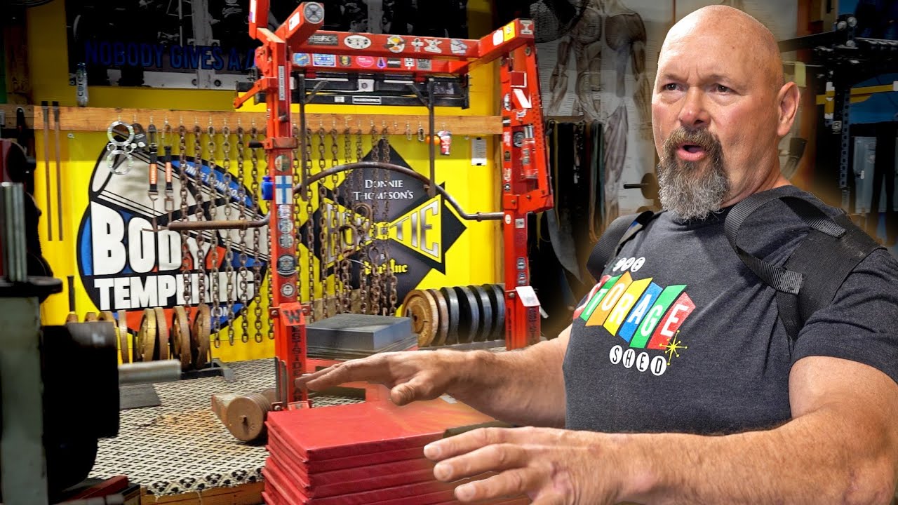 HARDCORE HOME GYMS Ep. 2 - THE STORAGE SHED with Donnie Thompson