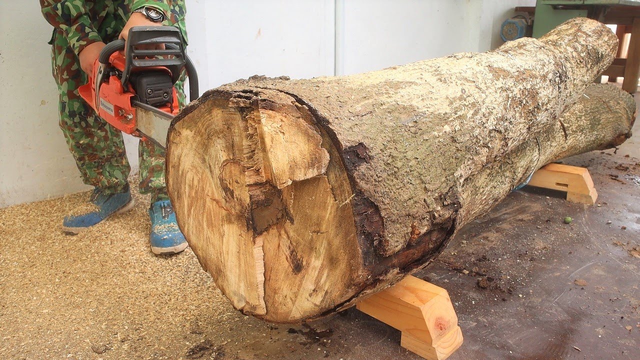 How To Transform Forgotten Tree Stumps Into Versatile Coffee Hut For Restaurant | WOODWORKING DESIGN