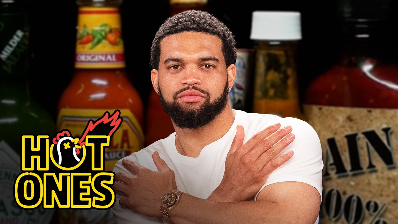 Caleb Williams Has Ice in His Veins While Eating Spicy Wings | Hot Ones