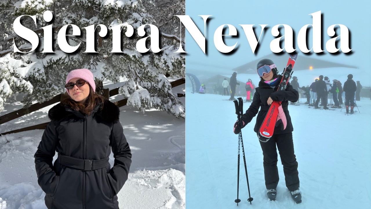 skiing in sierra nevada ⛷️ | vlog in portuguese (english cc)