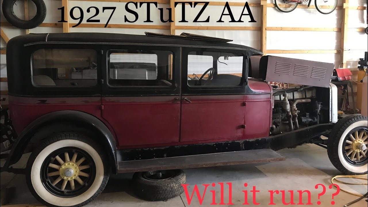 1927 STuTZ AA | Will it run? | Part 1