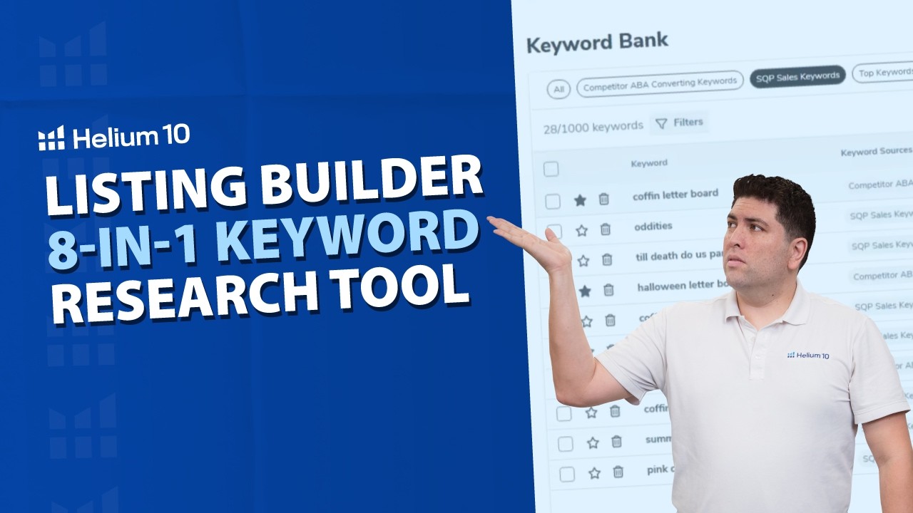 Listing Builder 8-in-1 Keyword Research Tool