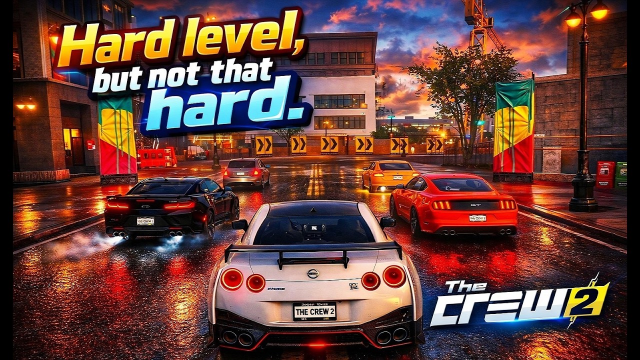 Difficult level, but easy to pass. | NISSAN GT R NISMO | 100% Race Gameplay #thecrew2 #automobile