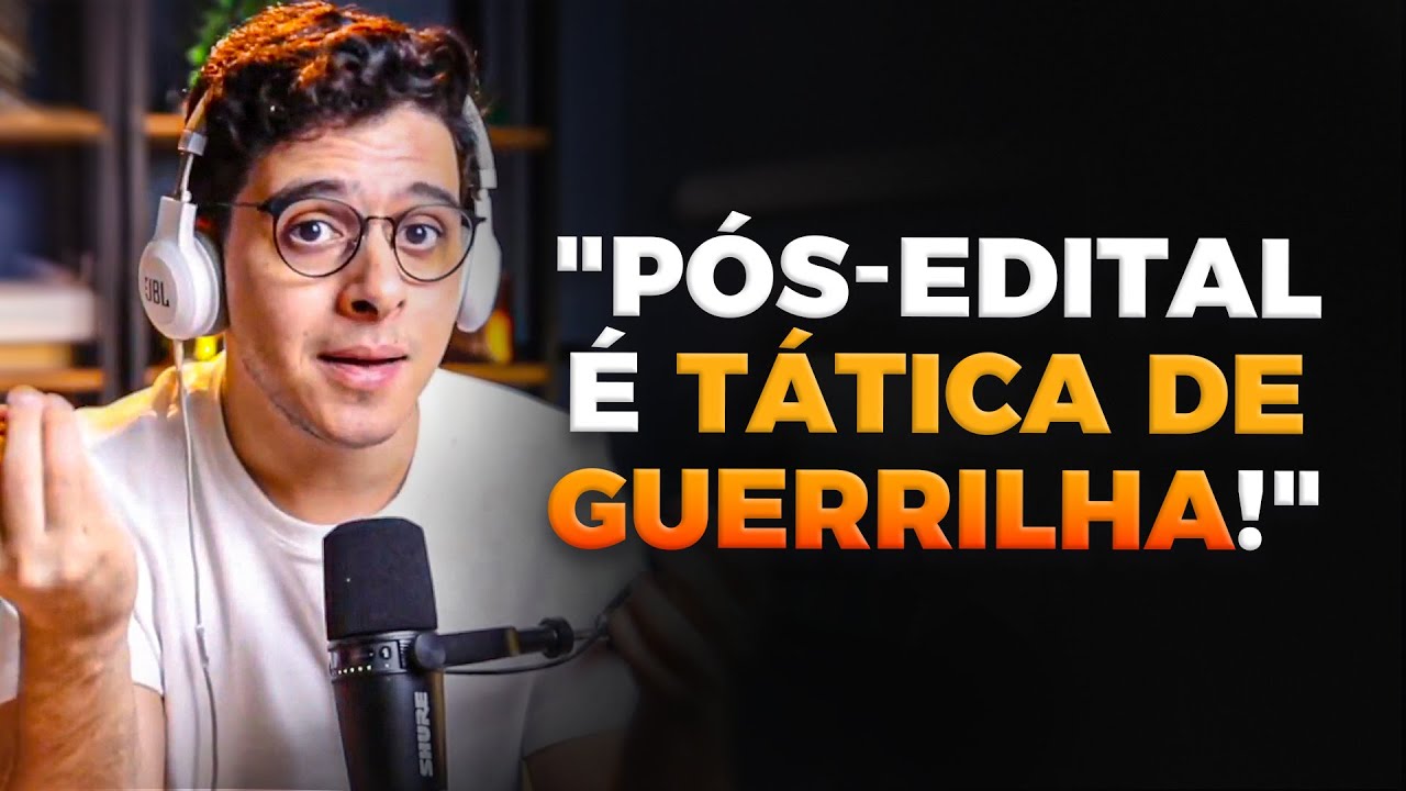 COMO ESTUDAR NO P&Oacute;S-EDITAL DE CONCURSO!