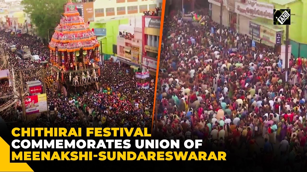 Chithirai festival: Devotees celebrate Meenakshi - Sundareswarar union at Madurai temple