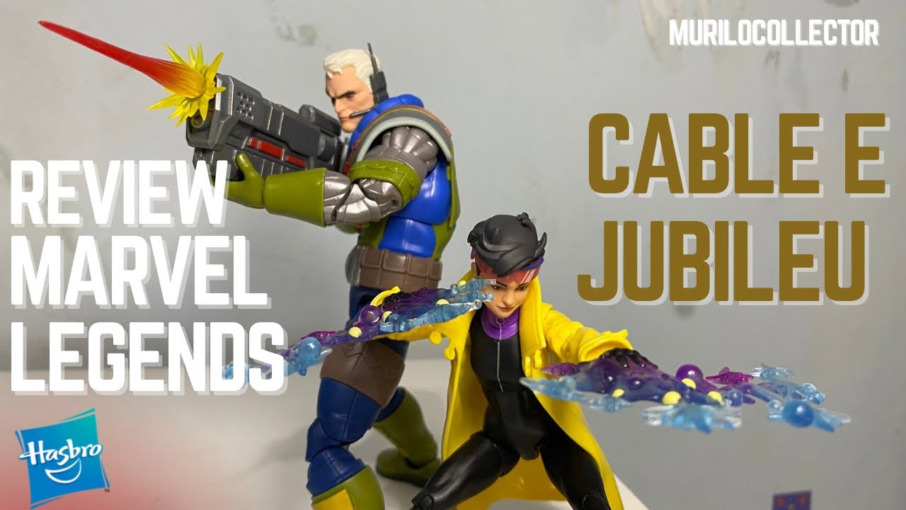 Review CABLE e JUBILEU X-Men 97 Wave 3 Marvel Legends Hasbro | PT-BR