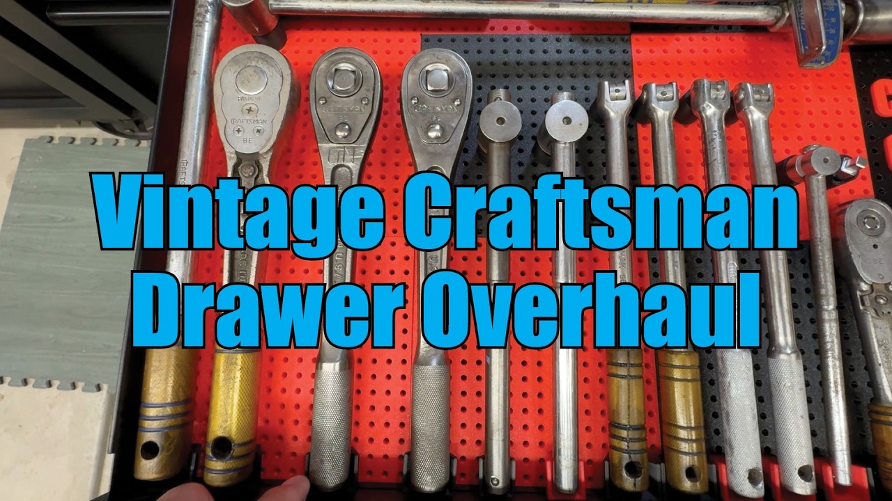 Vintage Craftsman Tool Drawer Overhaul