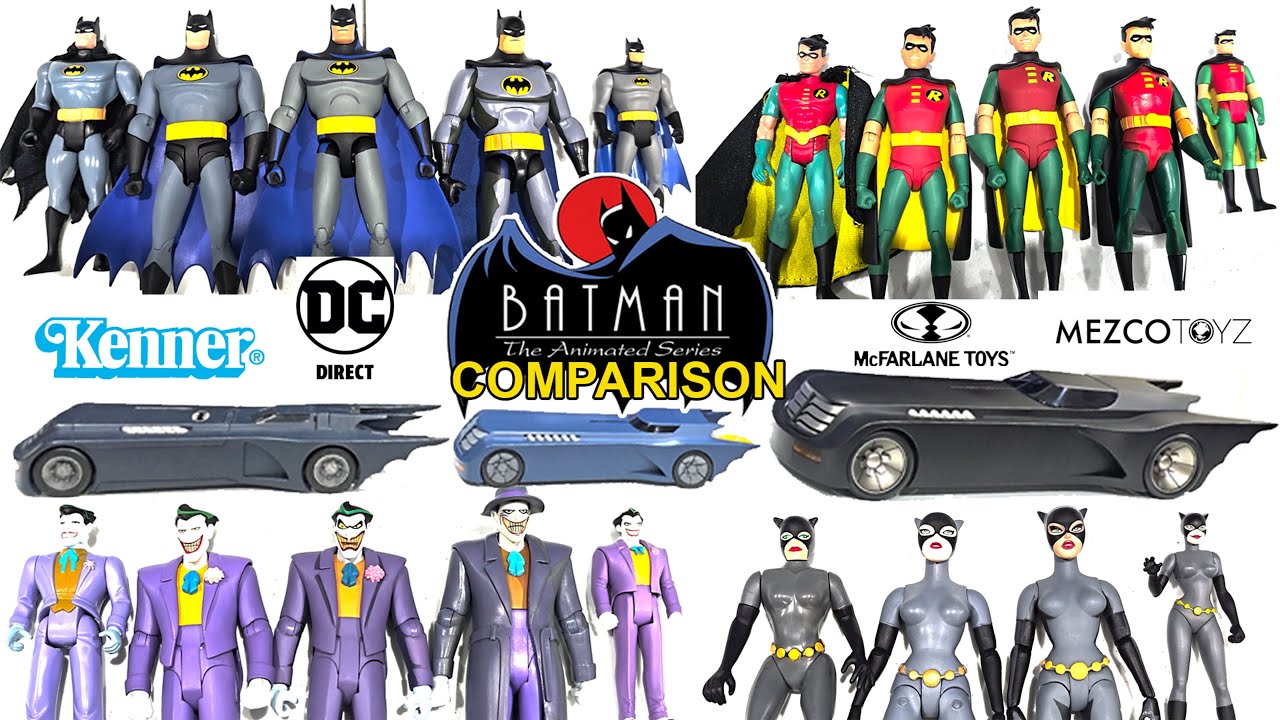 Comparing Kenner, DC Collectibles, McFarlane and Mezco 