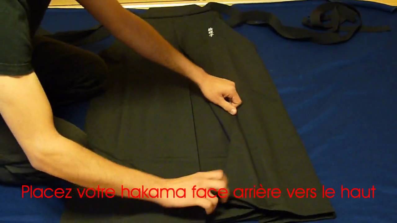 Comment plier - Le Hakama  /  How to fold - Hakama