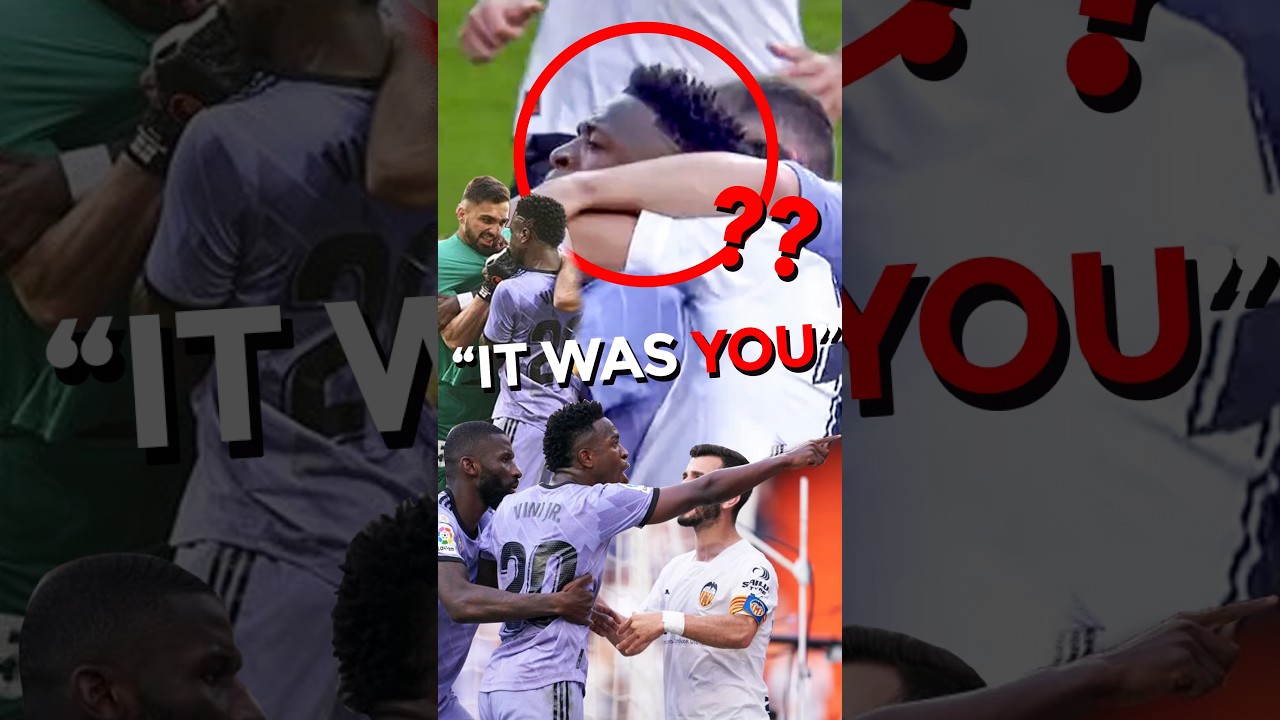Vini Junior LOSES IT as Valencia Fans chant RACISM word 👎🏼 
