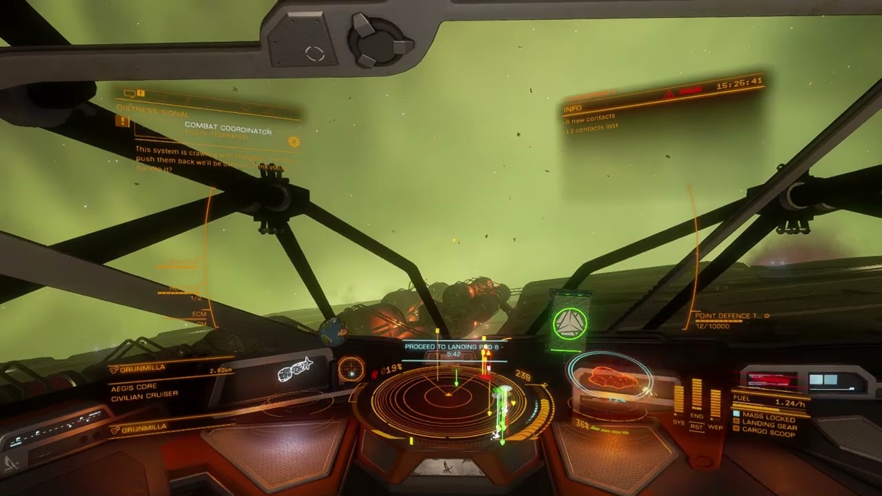 Elite Dangerous - Passenger evacuation in combat zone - Duamta system - Orunmilla station