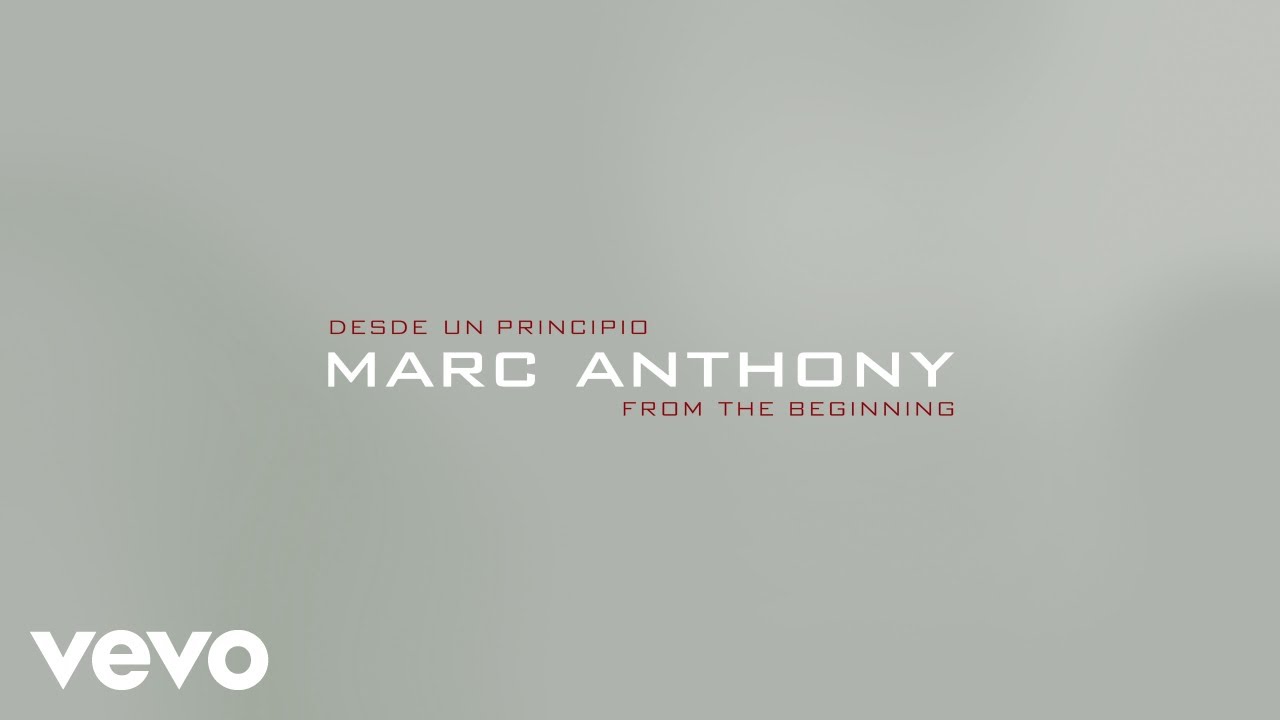 Marc Anthony - El Último Beso (Visualizer)