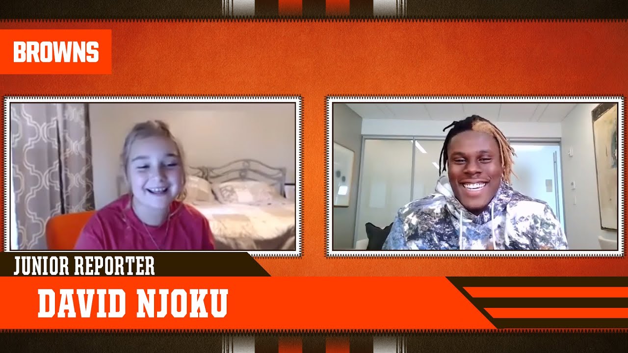 Junior Reporter with David Njoku