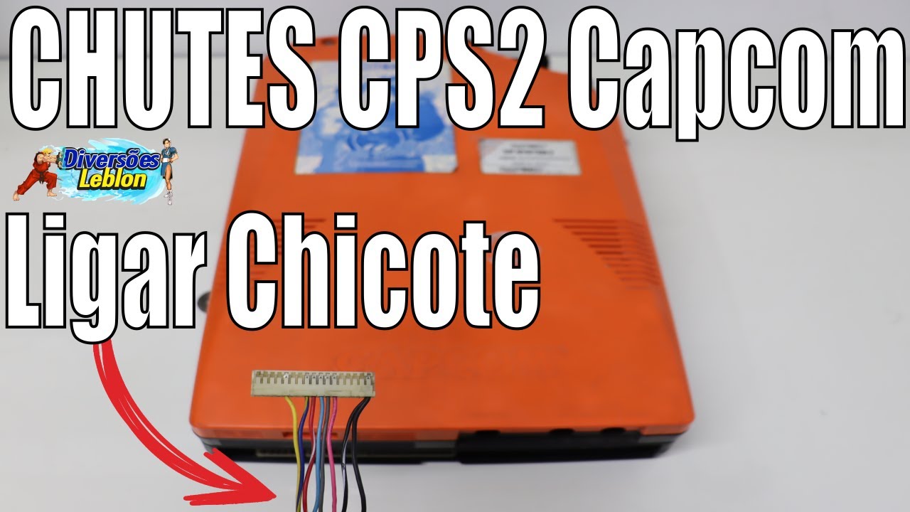 Como instalar o Chicote de Chutes da Placa CPS 2 Capcom e Dica Adaptação caso não Tenha o Chicotinho