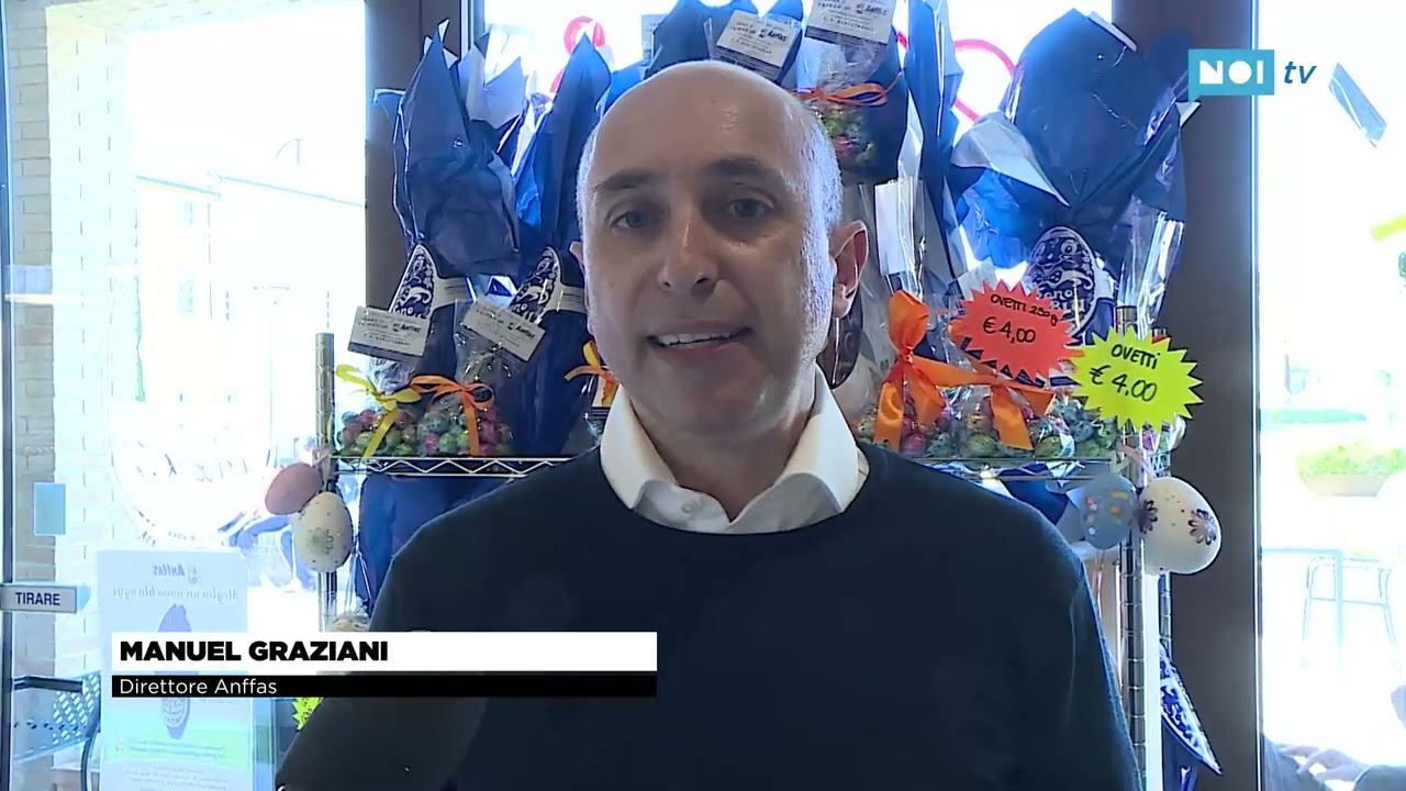 Uova di Pasqua piene di solidarietà: il ricavato andrà all'Anffas