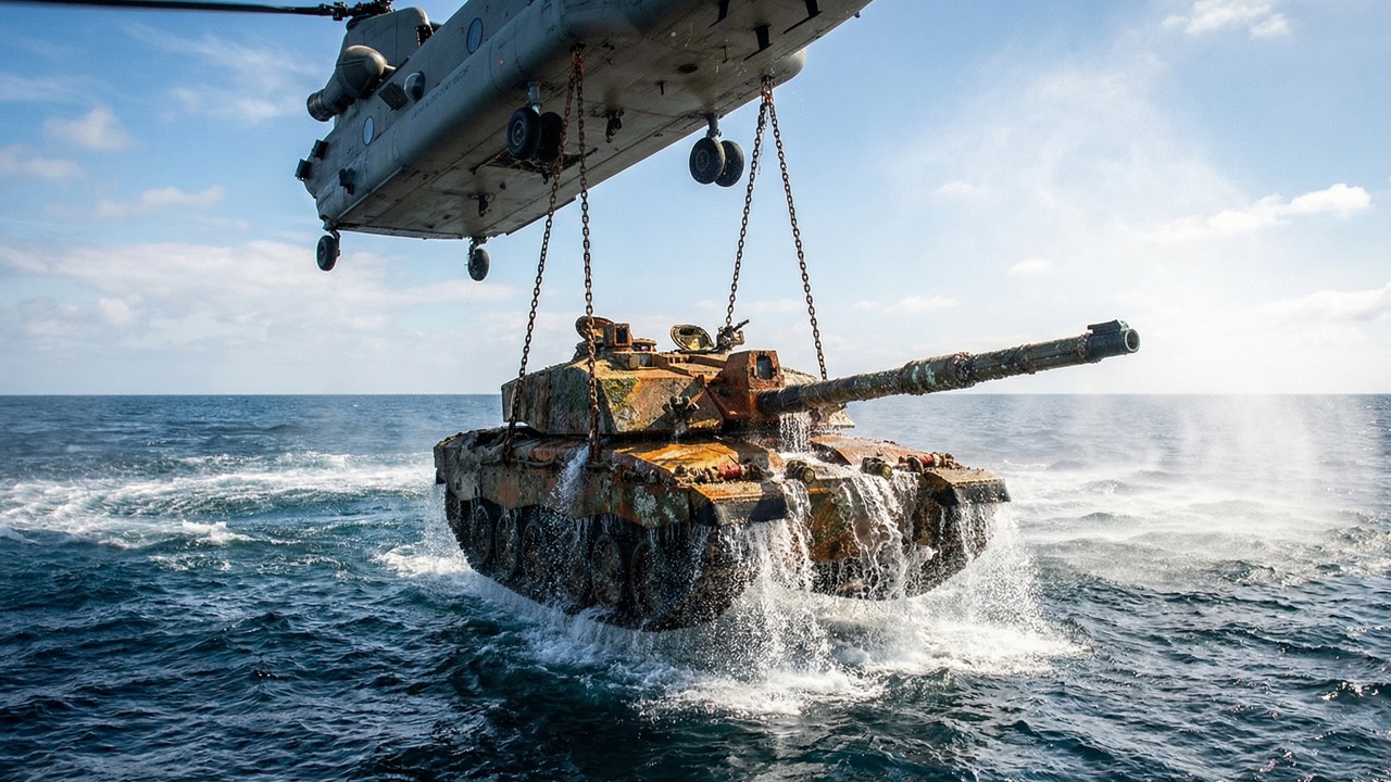 Restoring a Destroyed Tank: The Impossible Ocean Salvage Saving a Main Battle Tank from Rust