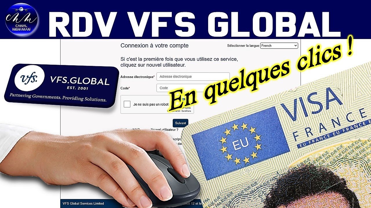 Comment prendre un rendez-vous VISA France sur VFS Global avec les nouveaux dispositifs