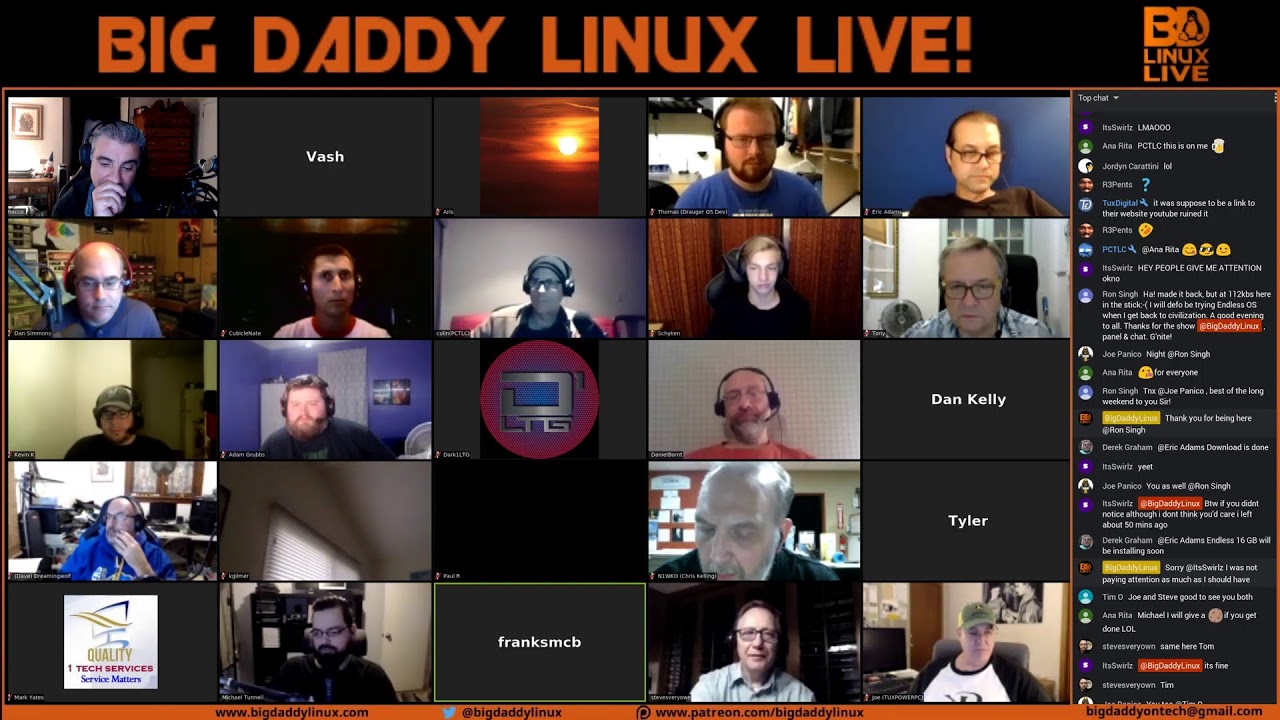 Big Daddy Linux Live! 8-31-19 (8pm EDT)