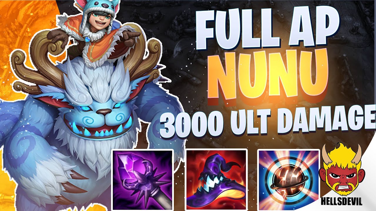 WILD RIFT | 3000 ед. максимального урона с полной защитой от NUNU! | Геймплей Challenger Nunu | Р...