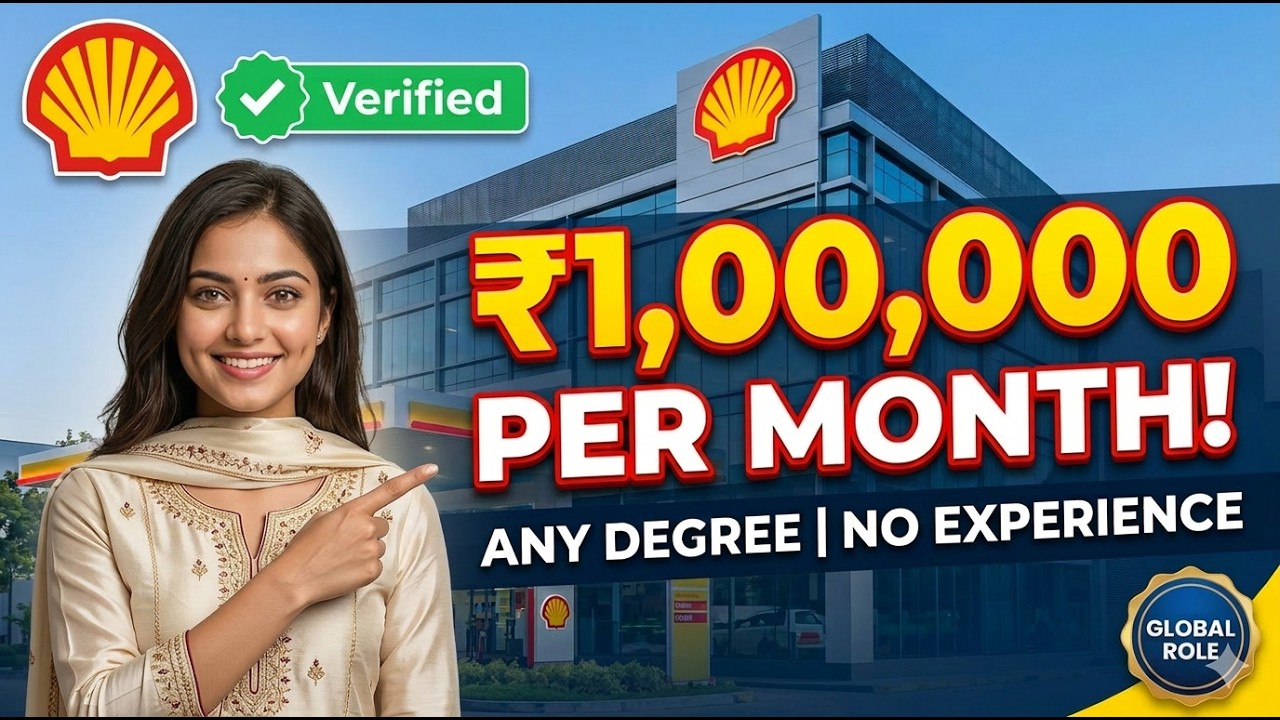 🔥 SHELL Hiring Freshers 2026 | ₹9&ndash;12 LPA Salary | Apply Now 🌍