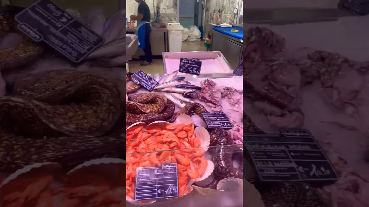 Sea food at usual departmental store in Italy #seafood #italy #sardegna #travel#food