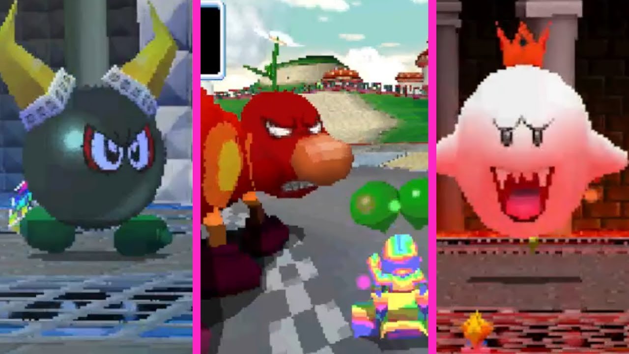 All Boss Fights | Mario Kart DS