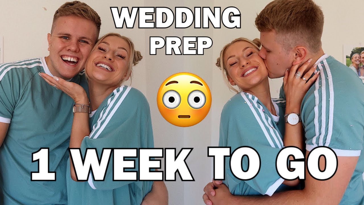 1 WEEK UNTIL OUR WEDDING DAY!!!