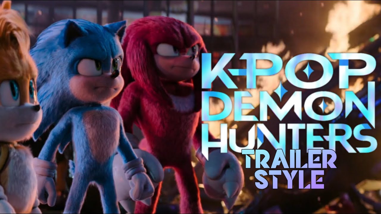 Sonic The Hedgehog 3 - K-Pop Demon Hunters Trailer Style