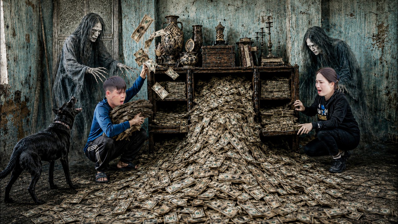 We Found Millions Inside a Haunted House | Then Something Strange Happened