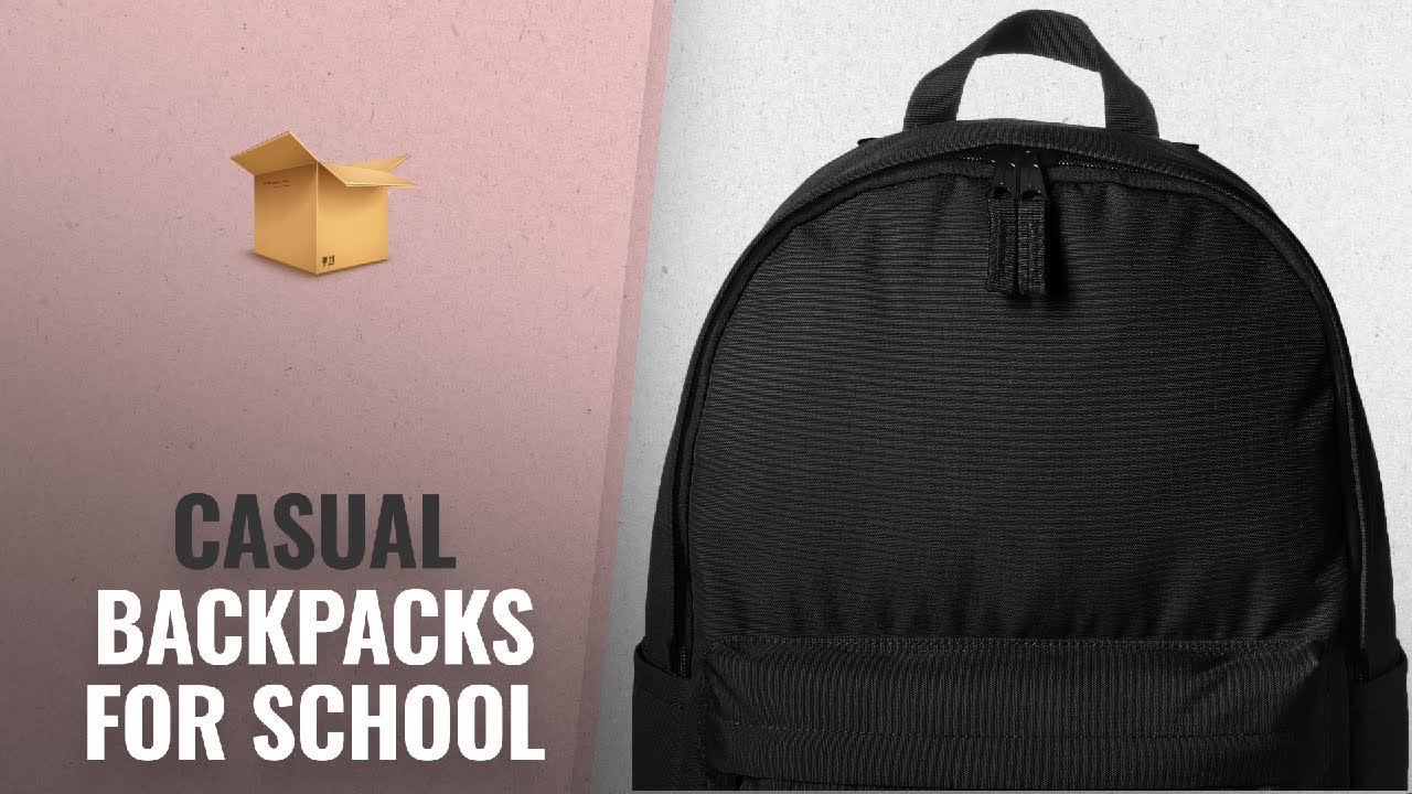 Top 10 Casual Backpacks For School [2018 Ideas]: AmazonBasics Classic Backpack - Black