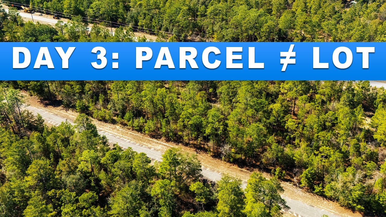 Parcel vs. Lot vs. Tract: The Legal Difference | Land Investing 101 (Day 3)