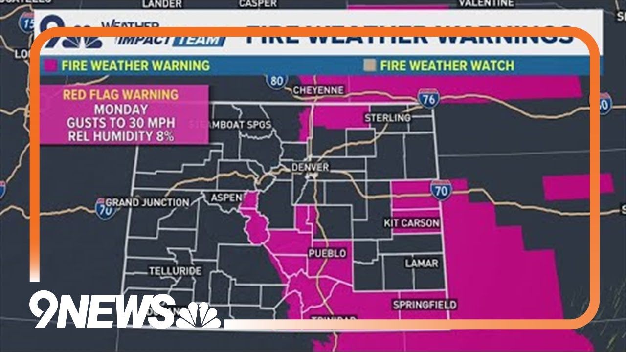 Extended forecast: Highs near 70 in Denver bring elevated fire risk