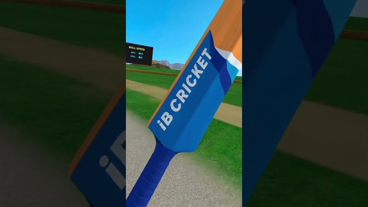 Крикет со скоростью 150 км/ч в смешанной реальности #игры #VR #крикет #игрыэтожизнь