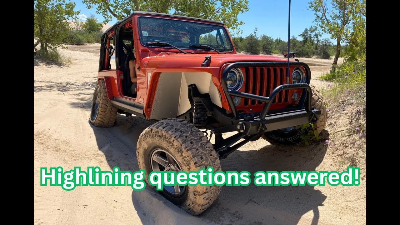 You want to highline a Jeep TJ LJ?  Look at these Cheap and EASY accessory solutions!
