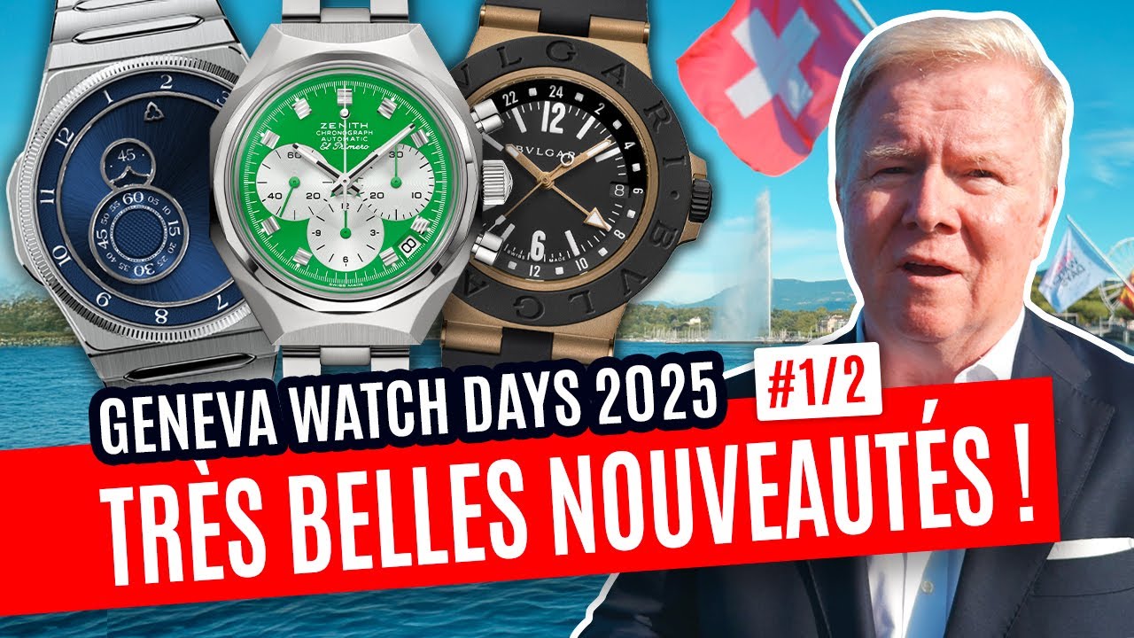 Nouveautés de rentrée : le bon cru 2025 des Geneva Watch Days !