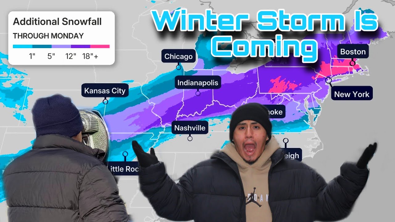 We’re Getting Hit With A Snow Storm