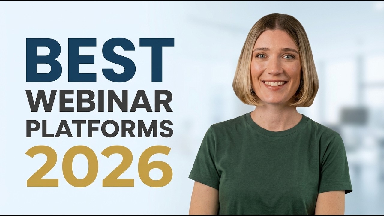 Best Webinar Platforms for Small Business in 2026 (Tested & Compared)