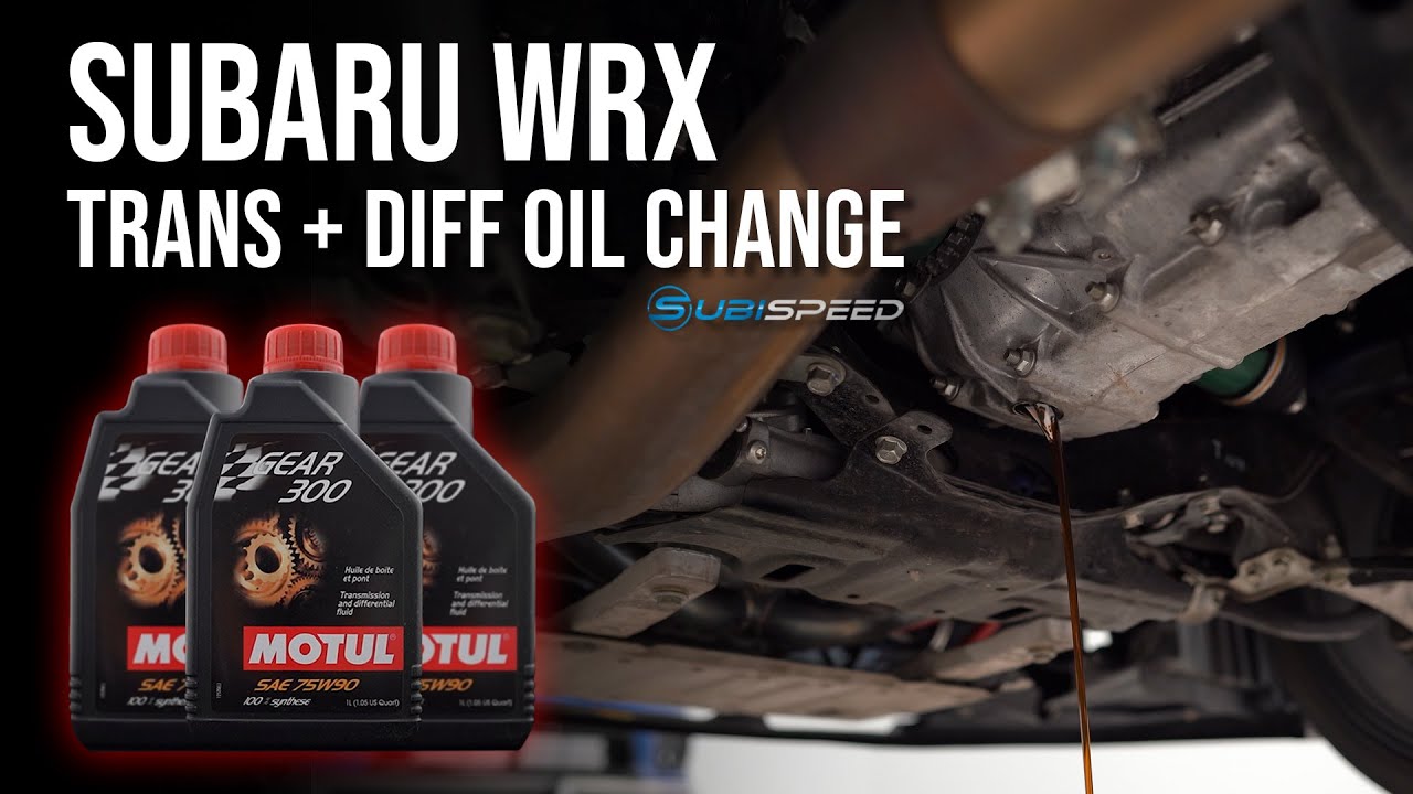 How to Change Transmission and Differential Fluid on the WRX