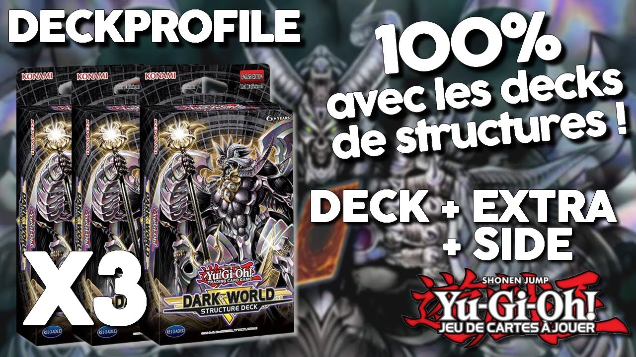 DECK PROFILE STRUCTURE LE MONDE TENEBREUX (x3) ☠️ | Présentation du deck et explication des combos !