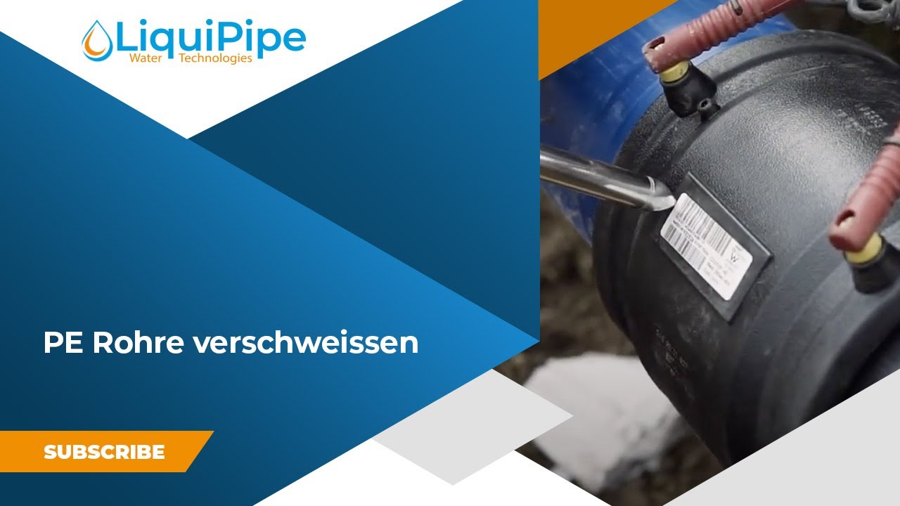 PE Schweißen in der Rohrleitungstechnik