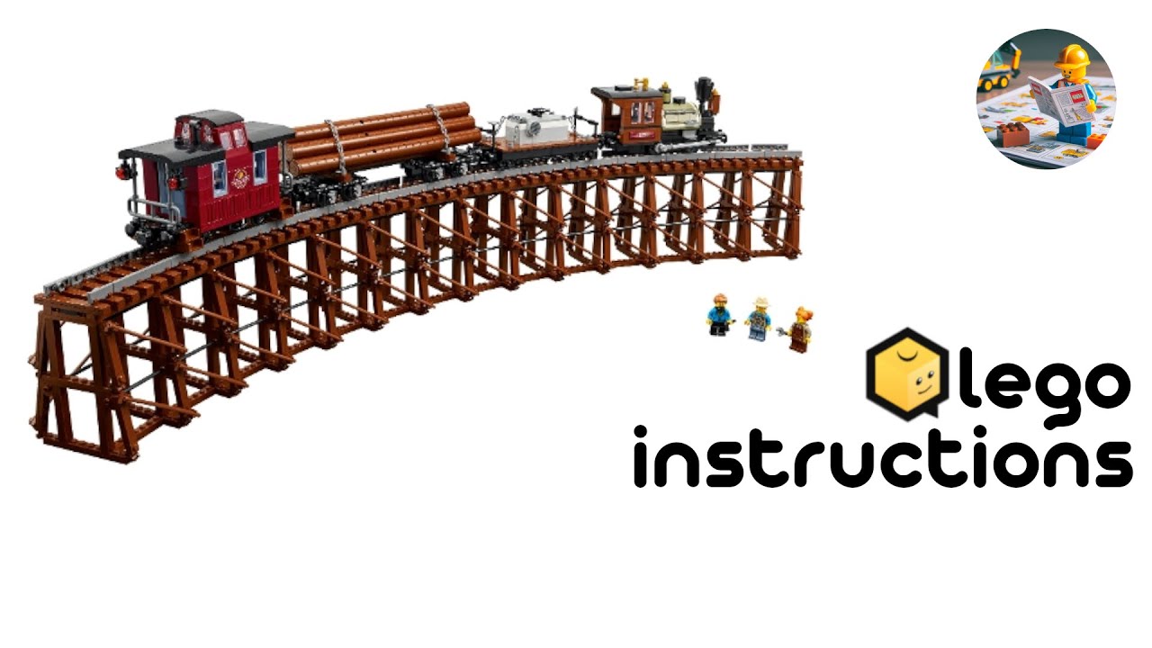 LEGO Instruction - Bricklink 910035 - Logging Railway #legoinstructions #bricklinkdesignerprogram