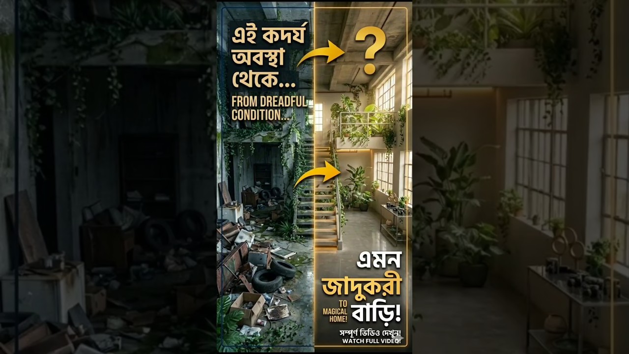 From Abandoned Ruin to Dream Home 🤯 | Unbelievable House Transformation - #shorts
