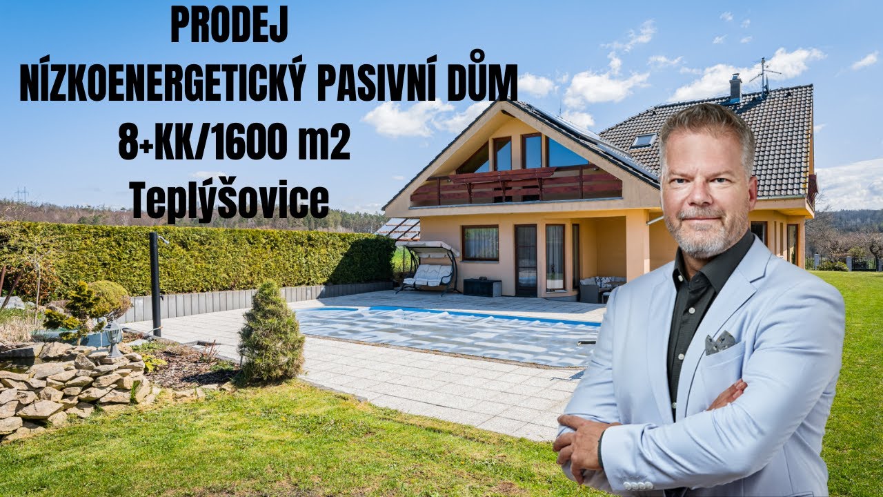 PRODEJ NÍZKOENERGETICKÝ PASIVNÍ DŮM 8+KK/1600 m2 , Teplýšovice
