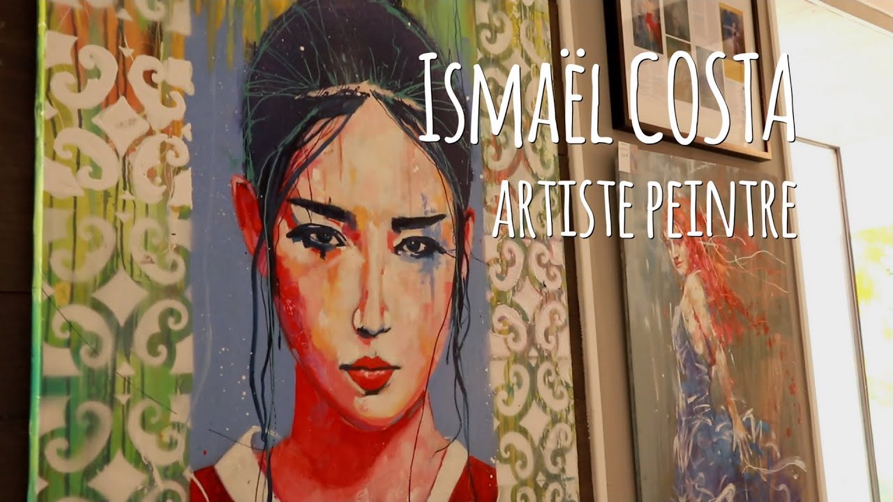 Ismaël COSTA artiste peintre - visite de son atelier