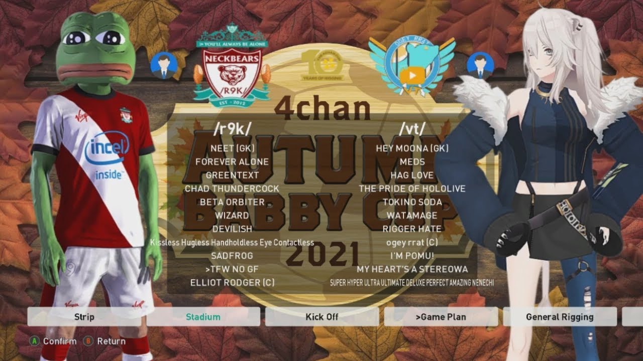 /r9k/ vs /vt/ - 2021 4chan Autumn Babby Cup Highlight (Group H, 29 October 2021) - DAY 4