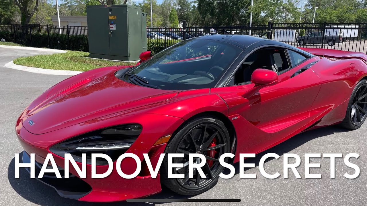 McLaren 720S Delivery СЕКРЕТЫ ПЕРЕДАЧИ