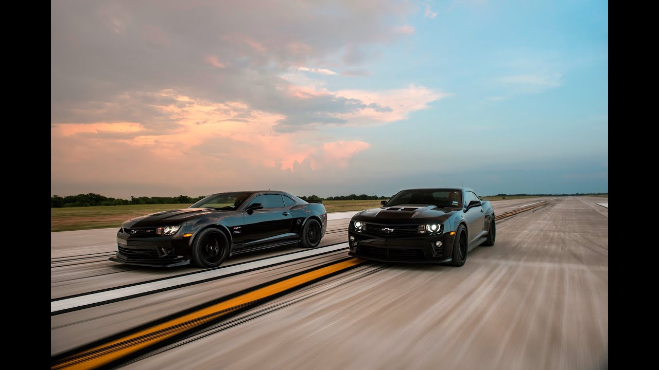 1650 HP Drag Race - Hennessey Z/28 Camaro vs Hennessey ZL1 Camaro