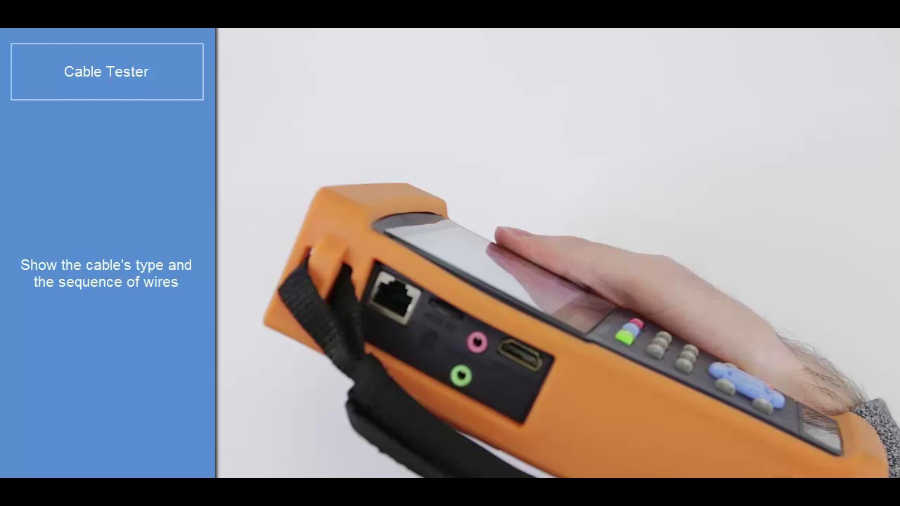 Presentation of IP camera tester